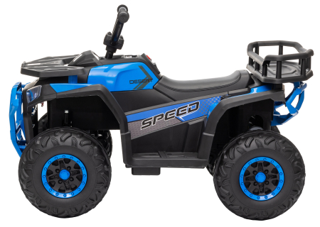 ATV electric 4x4 Premier Mini Desert, 12V, roti cauciuc EVA, scaun piele ecologica, 88x55x57.5 cm, albastru [4]