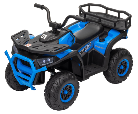 ATV electric 4x4 Premier Mini Desert, 12V, roti cauciuc EVA, scaun piele ecologica, 88x55x57.5 cm, albastru [14]