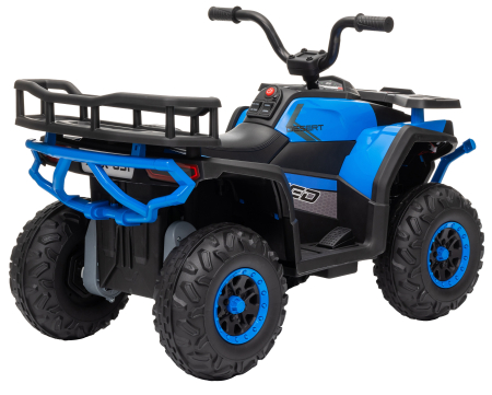 ATV electric 4x4 Premier Mini Desert, 12V, roti cauciuc EVA, scaun piele ecologica, 88x55x57.5 cm, albastru [9]