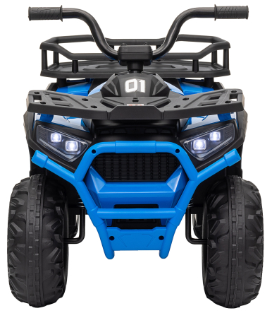 ATV electric 4x4 Premier Mini Desert, 12V, roti cauciuc EVA, scaun piele ecologica, 88x55x57.5 cm, albastru [1]