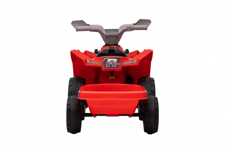 ATV electric cu remorca Premier Beach, 6V, rosu [5]