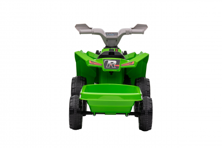 ATV electric cu remorca Premier Beach, 6V, verde [5]