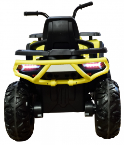 ATV electric 4x4 Premier Desert, 12V, roti cauciuc EVA, MP3, galben [6]