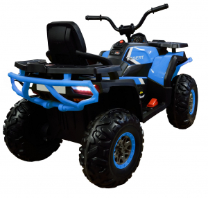 ATV electric 4x4 Premier Desert, 12V, roti cauciuc EVA, MP3, albastru [6]