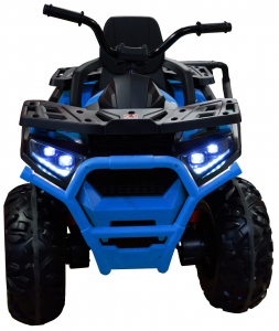 ATV electric 4x4 Premier Desert, 12V, roti cauciuc EVA, MP3, albastru [5]