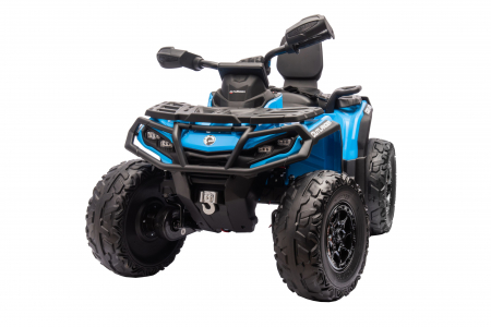 ATV electric Premier 4x4 Can-Am Outlander, 2 copii, 24V, roti cauciuc EVA, albastru [36]