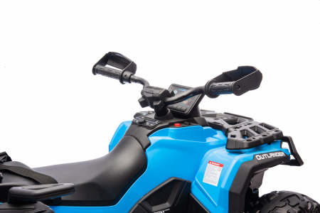 ATV electric Premier 4x4 Can-Am Outlander, 2 copii, 24V, roti cauciuc EVA, albastru [29]