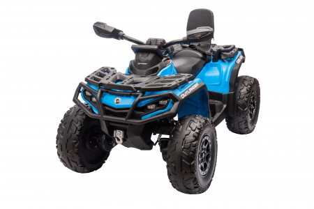 ATV electric Premier 4x4 Can-Am Outlander, 2 copii, 24V, roti cauciuc EVA, albastru [16]