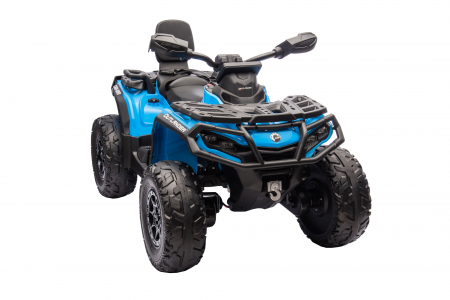ATV electric Premier 4x4 Can-Am Outlander, 2 copii, 24V, roti cauciuc EVA, albastru [15]