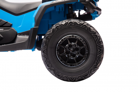 ATV electric Premier 4x4 Can-Am Outlander, 2 copii, 24V, roti cauciuc EVA, albastru [22]