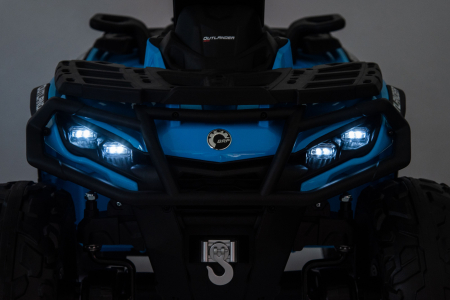 ATV electric Premier 4x4 Can-Am Outlander, 2 copii, 24V, roti cauciuc EVA, albastru [1]