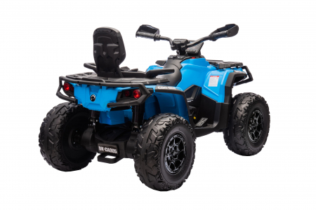 ATV electric Premier 4x4 Can-Am Outlander, 2 copii, 24V, roti cauciuc EVA, albastru [11]