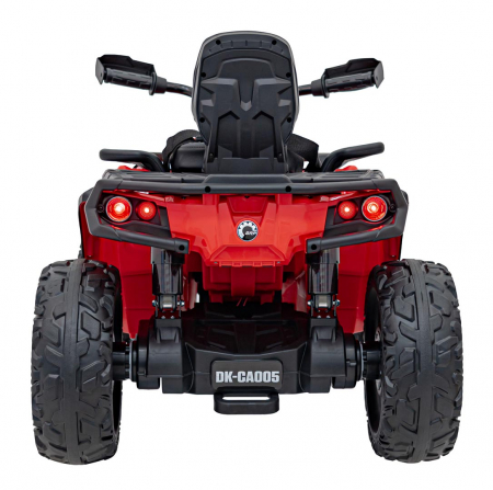 ATV electric Premier 4x4 Can-Am Outlander, 2 copii, 24V, roti cauciuc EVA, rosu [5]