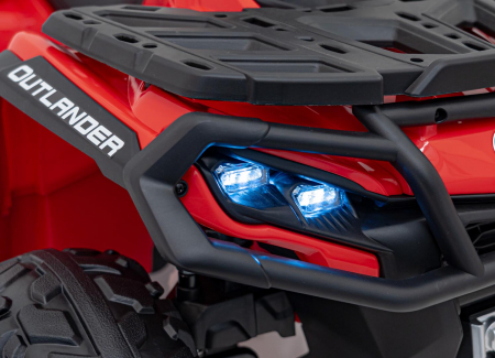 ATV electric Premier 4x4 Can-Am Outlander, 2 copii, 24V, roti cauciuc EVA, rosu [12]