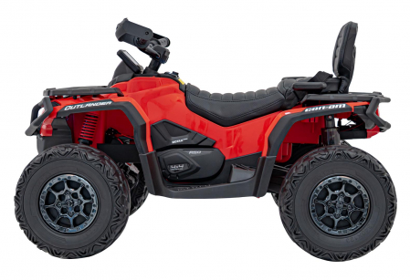 ATV electric Premier 4x4 Can-Am Outlander, 2 copii, 24V, roti cauciuc EVA, rosu [3]
