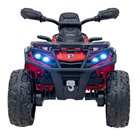 ATV electric Premier 4x4 Can-Am Outlander, 2 copii, 24V, roti cauciuc EVA, rosu [2]