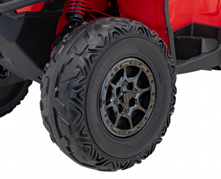 ATV electric Premier 4x4 Can-Am Outlander, 2 copii, 24V, roti cauciuc EVA, rosu [13]