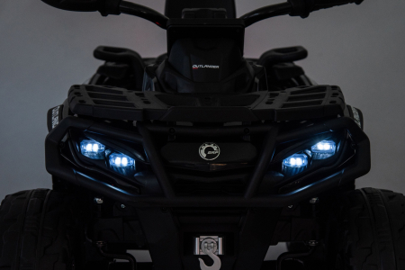 ATV electric Premier 4x4 Can-Am Outlander, 2 copii, 24V, roti cauciuc EVA, bej [36]