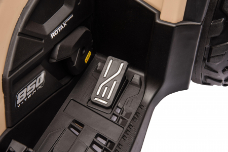 ATV electric Premier 4x4 Can-Am Outlander, 2 copii, 24V, roti cauciuc EVA, bej [23]