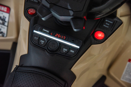 ATV electric Premier 4x4 Can-Am Outlander, 2 copii, 24V, roti cauciuc EVA, bej [34]