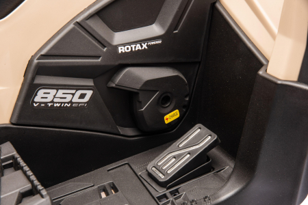 ATV electric Premier 4x4 Can-Am Outlander, 2 copii, 24V, roti cauciuc EVA, bej [24]