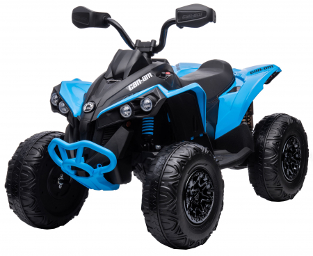 ATV electric Premier 4x4 Can-Am Renegade, 12V, roti cauciuc EVA, albastru [5]