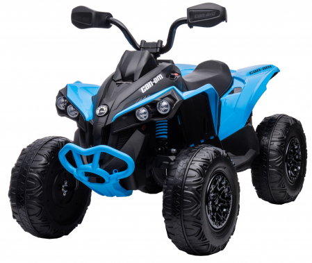 ATV electric Premier 4x4 Can-Am Renegade, 12V, roti cauciuc EVA, albastru [3]