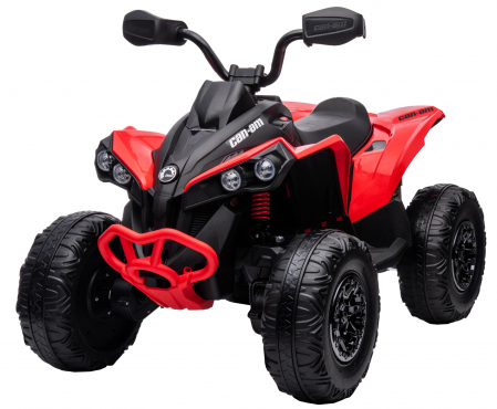 ATV electric Premier 4x4 Can-Am Renegade, 12V, roti cauciuc EVA, rosu [4]