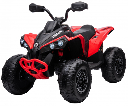 ATV electric Premier 4x4 Can-Am Renegade, 12V, roti cauciuc EVA, rosu [5]