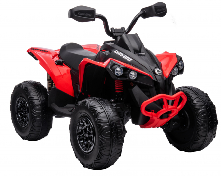 ATV electric Premier 4x4 Can-Am Renegade, 12V, roti cauciuc EVA, rosu [10]