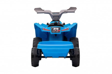 ATV electric cu remorca Premier Beach, 6V, albastru [6]