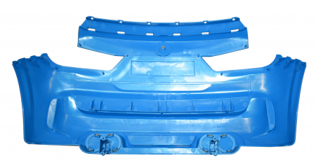 Bara spate inferioara BMW X5M albastru [1]