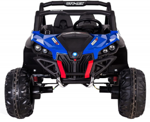 Buggy electric pentru 2 copii Premier 4x4 Superstar, cu 2 baterii, roti cauciuc EVA, scaun piele ecologica, albastru [5]