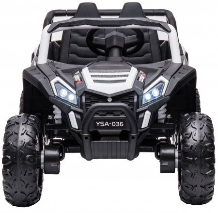 Buggy electric Premier 4x4 Mini Superstar, roti cauciuc EVA, scaun piele ecologica, alb [1]