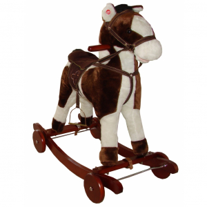 Calut balansoar de interior Sunshine Brown cu rotile [1]