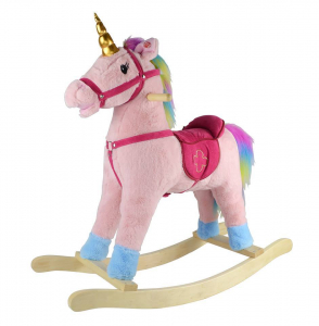 Caluti balansoar - Calut balansoar de interior Unicorn Curcubeu