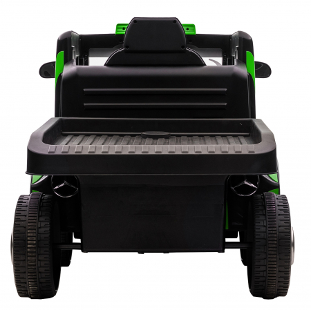Camion electric cu remorca Premier Mercedes Axor, 12V, roti cauciuc EVA, scaun piele ecologica, verde [5]