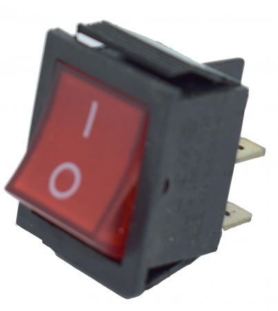 Comutator pornire cu lumina, 2 pozitii, patrat [3]