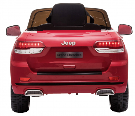 Masinuta electrica Premier Jeep Grand Cherokee, 12V, roti cauciuc EVA, scaun piele ecologica, rosu [10]