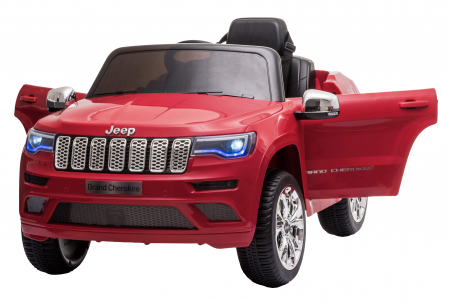 Masinuta electrica Premier Jeep Grand Cherokee, 12V, roti cauciuc EVA, scaun piele ecologica, rosu [1]