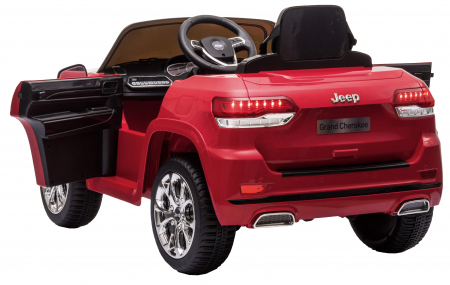 Masinuta electrica Premier Jeep Grand Cherokee, 12V, roti cauciuc EVA, scaun piele ecologica, rosu [13]