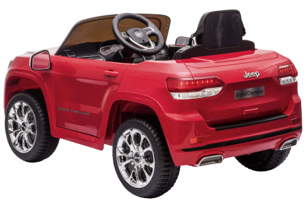 Masinuta electrica Premier Jeep Grand Cherokee, 12V, roti cauciuc EVA, scaun piele ecologica, rosu [19]