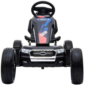 Kart Ford cu pedale pentru copii, roti cauciuc Eva [2]