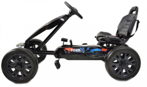 Kart Ford cu pedale pentru copii, roti cauciuc Eva [3]