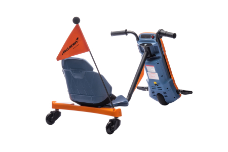 Kart electric Premier McLaren, 12V, 1 motor, functie drift, portocaliu [7]