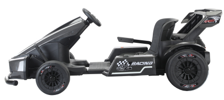 Kart electric Premier Go Racing, 2 baterii 18V, 2 motoare 200W, negru [2]