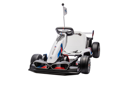 Kart electric Premier BMW, 24V, 2 motoare, alb [9]