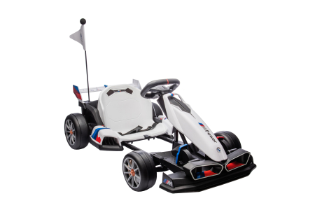 Kart electric Premier BMW, 24V, 2 motoare, alb [6]