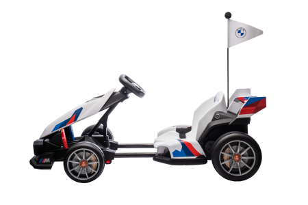 Kart electric Premier BMW, 24V, 2 motoare, alb [2]