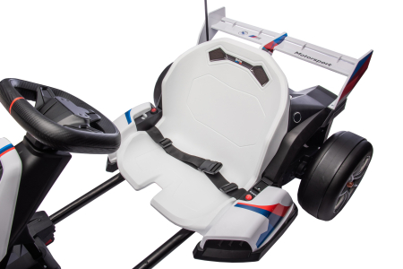 Kart electric Premier BMW, 24V, 2 motoare, alb [13]